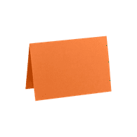 Luksuzni papir za bilješke presavijen mandarina naranča 1/2 pakiranje 1000 komada