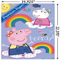 Peppa Pig-Zidni plakat Uras gumbima, 14.72522.375