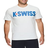 Švicarska muška majica s grafičkim tiskom u donjem dijelu