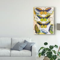Zaštitni znak likovna umjetnost 'mapa leptira i' platno umjetnost Johna Butlera