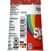 Yoplait Original Skittles Originalni jogurt s niskom masnoćom, Oz jogurt čaša