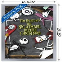 Tim Burton noćna mora prije Božića iz mumbo-a-Grupni zidni Poster, uokviren 14.725 22.375