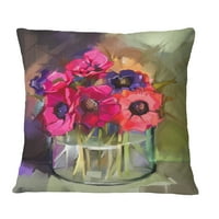 Dizajnerski Crveni anonimni buket cvijeća-cvjetni jastuk-12.020