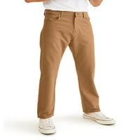 Dockers muški vitki fit pametni pleteni udobni pleteni jean rezani hlače