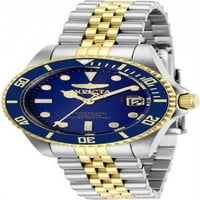 Ženski dvobojni Kvarcni sat s plavim biranjem 29188