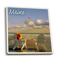Maine, Adirondack stolice na plaži
