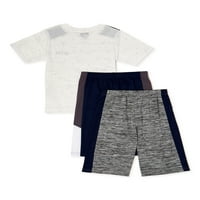 Dječaci aktivna košulja i kratke hlače, 3-komad, veličine 4-12