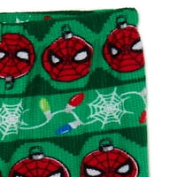 Spider-Man Boys Božića božićna pidžama, 2-komad, veličine 4-12