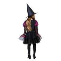Walmart Halloween purplana vještica za maštovito-haljinu za dijete, s