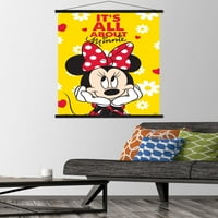 Disneev Minnie Mouse - Klasični zidni plakat u drvenom magnetskom okviru, 22.375 34