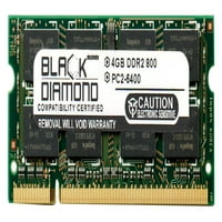 Modul memorije Black Diamond od 4 GB za laptop HP Pavilion Laptop dv5-1016t DDR SO-DIMM 200pin PC2 - Nadogradnja do 800 Mhz
