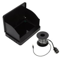 Podvodni sonar, Vodootporni komplet monitora kamere za ribolov s kabelom od 20 m, punjivom baterijom od 1000 mm, 5,0-inčnim zaslonom