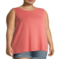 Ženska majica bez rukava s okruglim vratom veličine & veličine plus