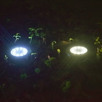 Nova vanjska dvorišna vrtna solarna LED ukopana svjetlosna svjetiljka vodootporna ulična svjetiljka