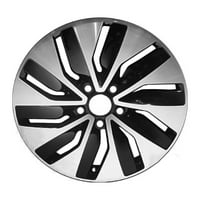 Obnovljeni OEM aluminijski legura kotača, strojno i crno, odgovara 2014- Volkswagen Jetta