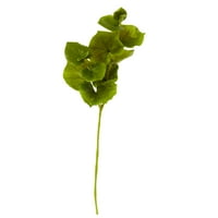 Gotovo prirodna umjetna biljka s lišćem lotosa promjera 29 inča, zelena
