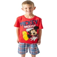 Komplet odjeće za male dječake s Mikkijem Mouseom, majicom i kratkim hlačama za male dječake