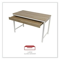 Moderni radni stol, 47. 23. 29.92, Bež drvo, bijelo