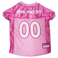 Kućni ljubimci Prvi NFL Denver Broncos Pink Jersey za pse i mačke, licencirani nogometni dresovi - Srednji