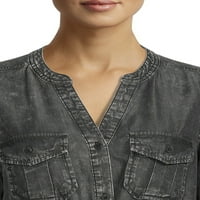 Time & TRU ženska majica s dugim rukavima