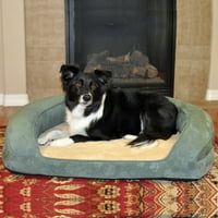 & Amp; luksuzni ortopedski jastuk za spavanje za pse, šape od patlidžana