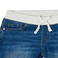 Wonder Nation Girls Pleteni struk traper bermuda kratke hlače, 2-paket, veličine 5- & Plus