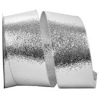Papirna Božićna srebrna plastična traka za napuknuti LED, 50 inča 6 inča, 1 pakiranje