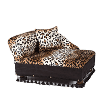Keet Mini Chaise Leopard Bed Bed