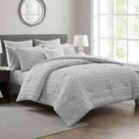 Moderni krevet od 10 komada u sivoj boji u Presvlaci, od 10 komada
