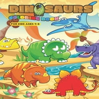 Bojanka dinosaura za djecu od 4-8 godina: