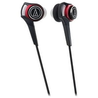 Audio tehnika ATN-Ad990 US snažni bas u slušalicama u uhu vati ugrađeni mikrofon, crvena