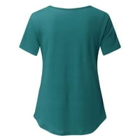 Prozračne jednobojne majice kratkih rukava za slobodno vrijeme svilene Ležerne majice za dojenje široke majice za trudnice Vino