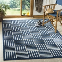 Vikendica Portmont Geometrijski tepih za unutarnju i vanjsku upotrebu plavo-siva, 3'3 5'3