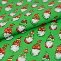 Tkanine - božićna kolekcija pamučnog božićnog kroja, Djed Božićnjak