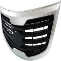 Sastavljanje rešetke kompatibilno s 2011-Kia Sportage Silver Shell s crnim umetkom