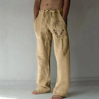 Trenažne teretne hlače ravnog kroja za muškarce u teretani