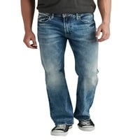 Silver Jeans Co. Muški Zac opušteno traperice s ravnim nogama, veličine struka 30-42