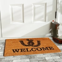 Calloway Mills Horseshoe Welcome DoorMat 24 36