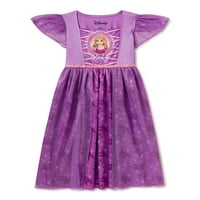 Rapunzel Disney Princess Girls Fantasy haljina pidžama spavaćice, veličine 4-8