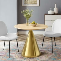Blagovaonski stol od prirodnog zlata od 36