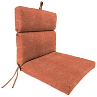 54 22 inčni čvrsti pravokutni jastuk za vanjsku stolicu s vezicama i petljom za vješalicu