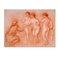 Zaštitni znak likovne umjetnosti Sud Pariza ulje na platnu Renoirove četke