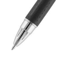 Uvlačne kemijske olovke, tanka olovka, crna tinta, količina