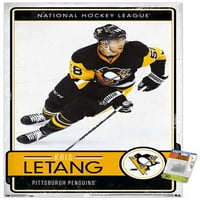 Zidni poster Pittsburgh Penguins-Chris Letang s gumbima, 22.375 34
