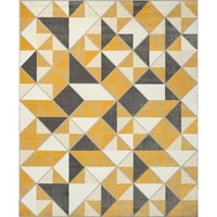Dobro tkani Moderni geometrijski tepih, 7,83 '9,83'