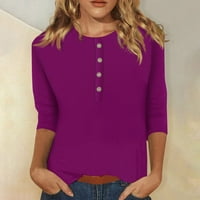 + / Ženske majice sa slatkim printom, bluze, ležerni osnovni vrhovi Plus size, puloveri za košulje s rukavima