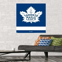 Toronto Maple Leafs - plakat s logotipom na zidu, 22.375 34