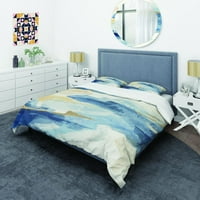 DesignArt 'Metallic Gold Indigo II' Poklopac glam duvet set