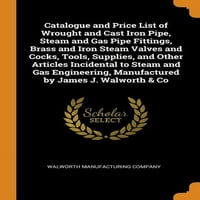 Katalog i popis kovanih i lijevanih željeznih cijevi, spojnica za parne i plinske cijevi, mjedenih i željeznih parnih ventila i slavina,