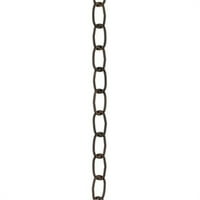 lanac s brončanom završnom obradom, utrljan uljem, kalibra stopala